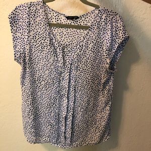 Express- chiffon top. Blue prints